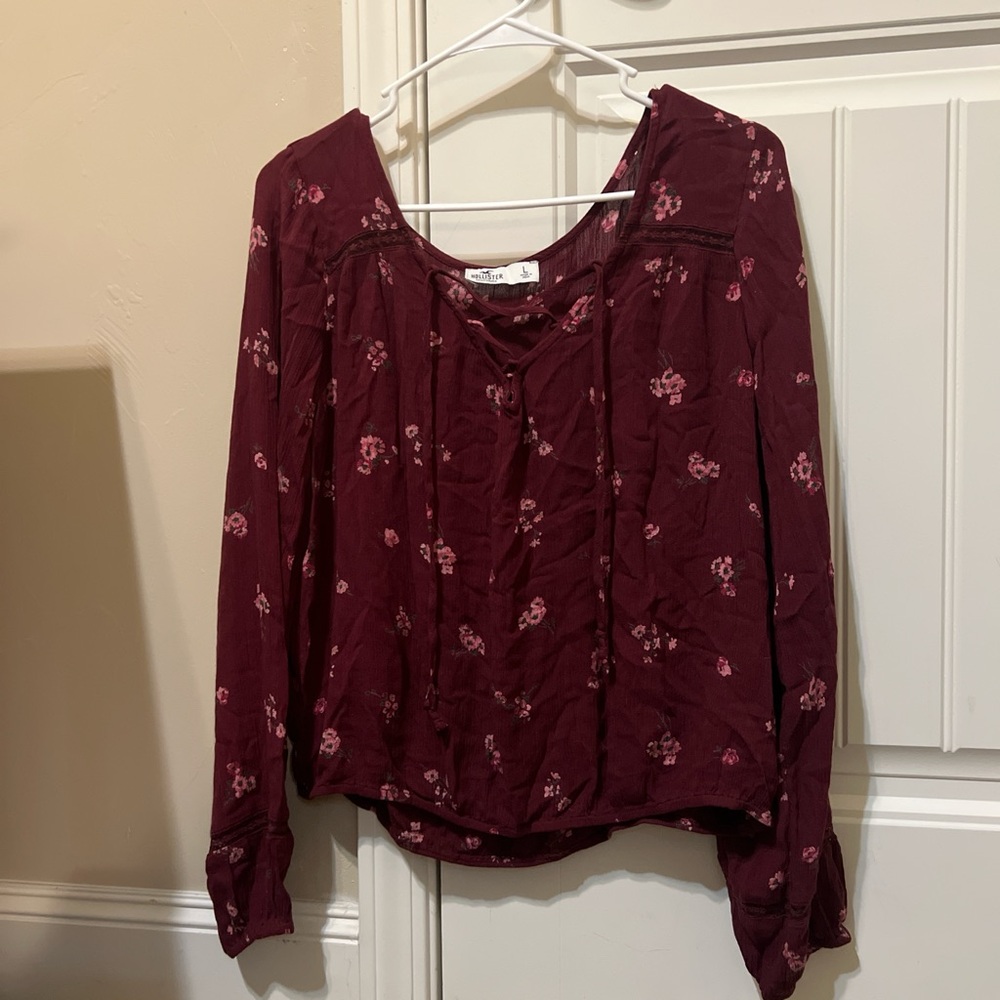 Hollister womens blouse size large
